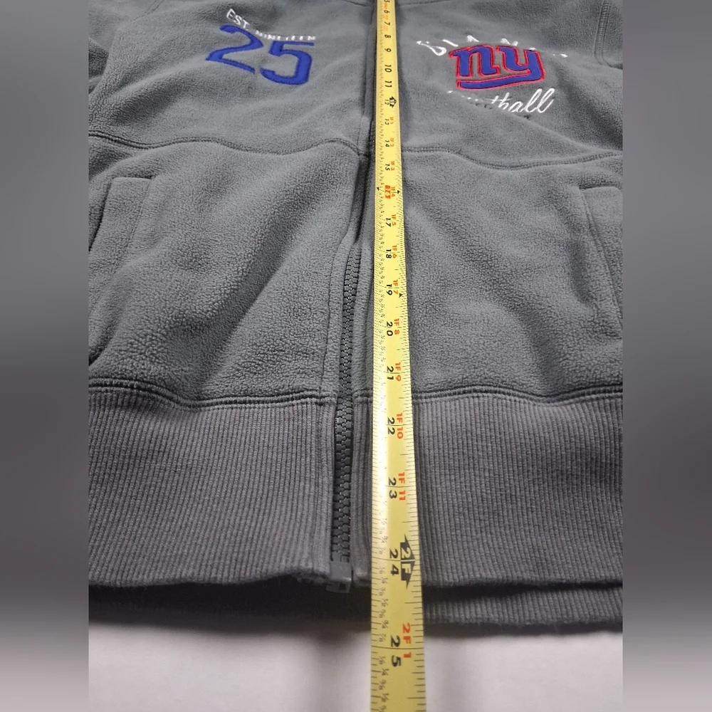 NFL Team Apparel Giants Fleece Sweater Size Small - Picture 10 of 12